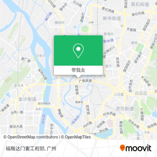 福顺达门窗工程部地图