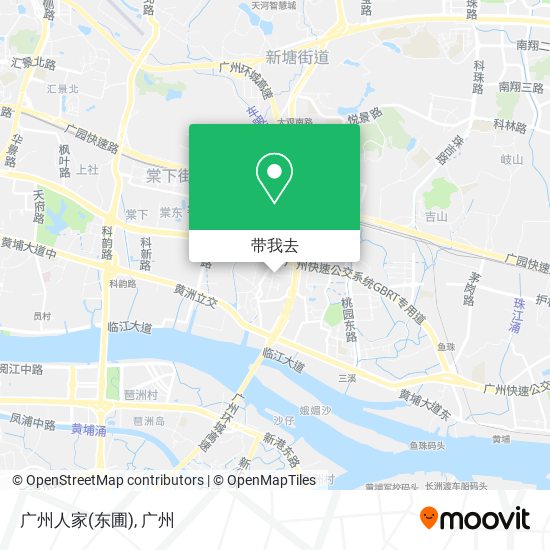 广州人家(东圃)地图
