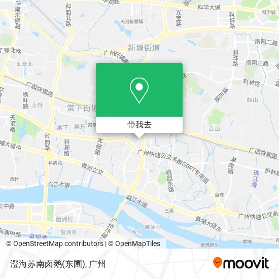 澄海苏南卤鹅(东圃)地图