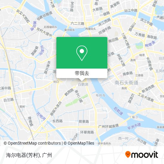 海尔电器(芳村)地图