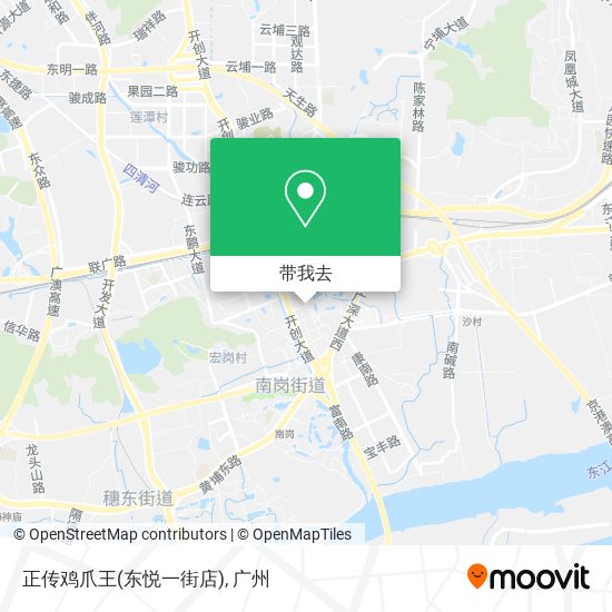 正传鸡爪王(东悦一街店)地图