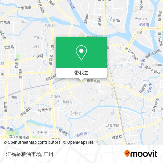 汇福桥粮油市场地图