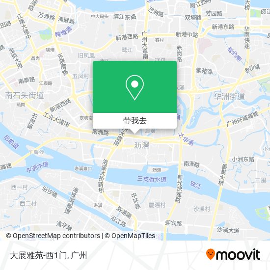 大展雅苑-西1门地图