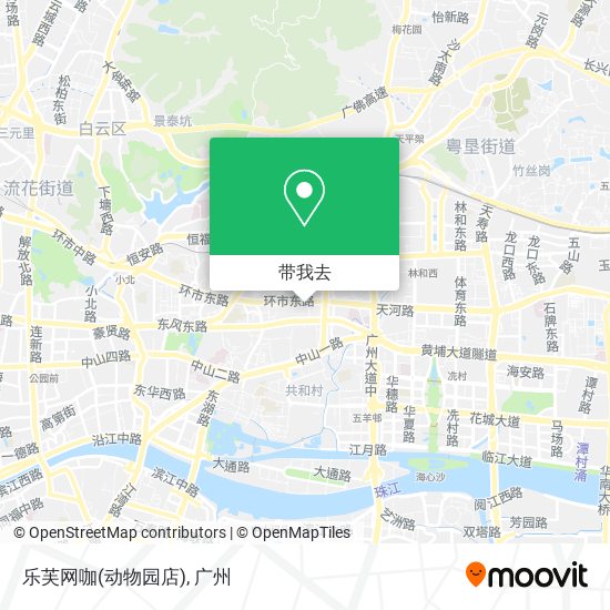 乐芙网咖(动物园店)地图
