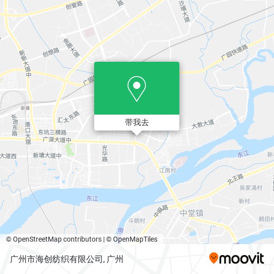 广州市海创纺织有限公司地图