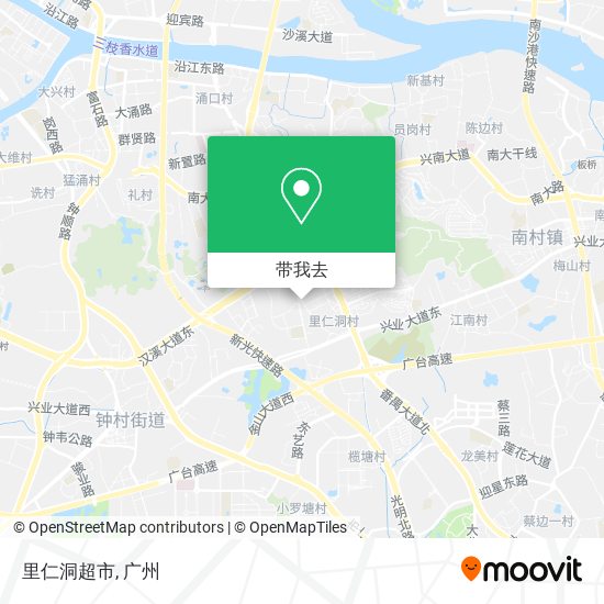 里仁洞超市地图