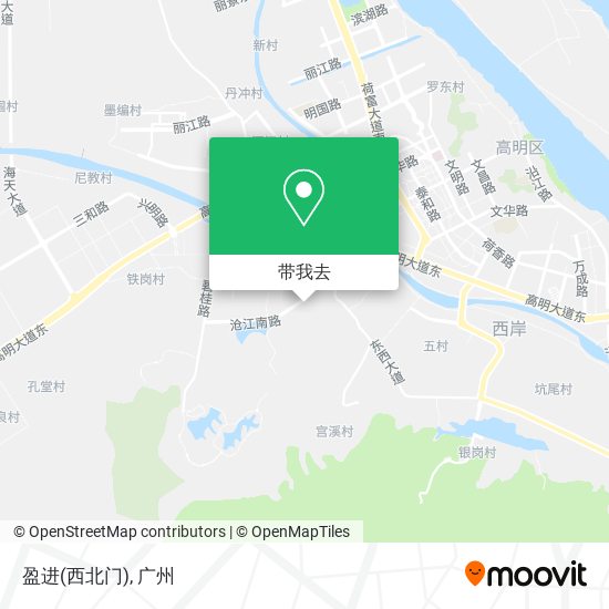 盈进(西北门)地图