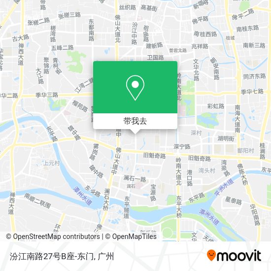汾江南路27号B座-东门地图