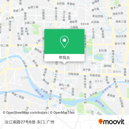 汾江南路27号B座-东门地图