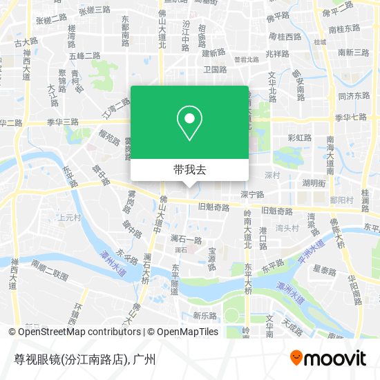 尊视眼镜(汾江南路店)地图