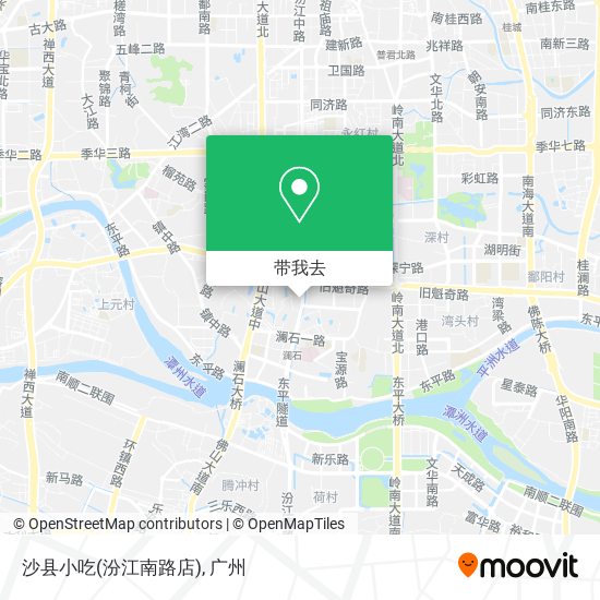 沙县小吃(汾江南路店)地图