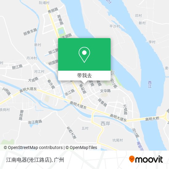 江南电器(沧江路店)地图