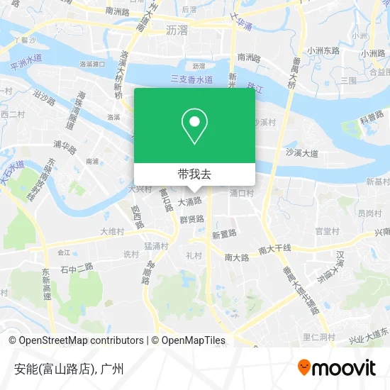 安能(富山路店)地图