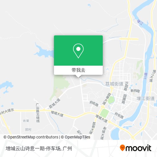 增城云山诗意一期-停车场地图