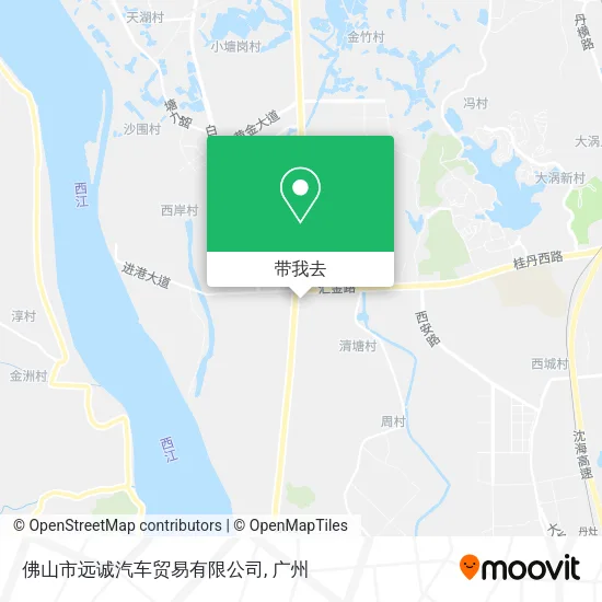 佛山市远诚汽车贸易有限公司地图