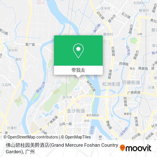 佛山碧桂园美爵酒店(Grand Mercure Foshan Country Garden)地图