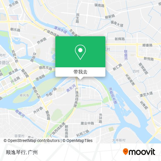 顺逸琴行地图