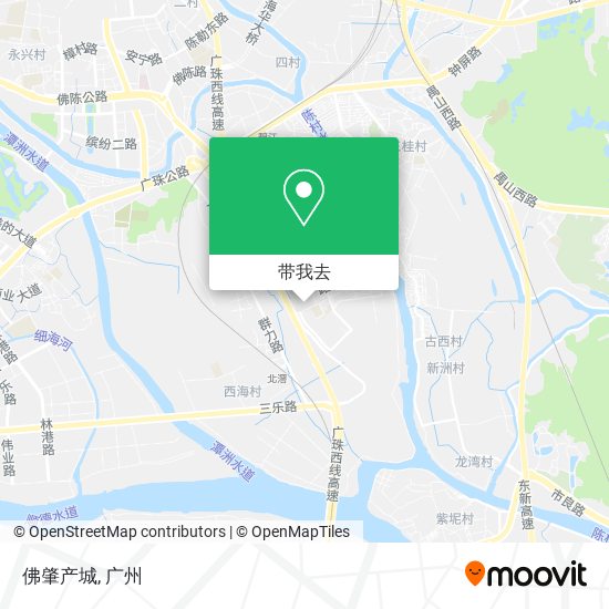 佛肇产城地图