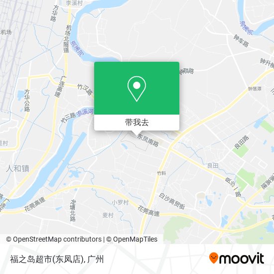 福之岛超市(东凤店)地图