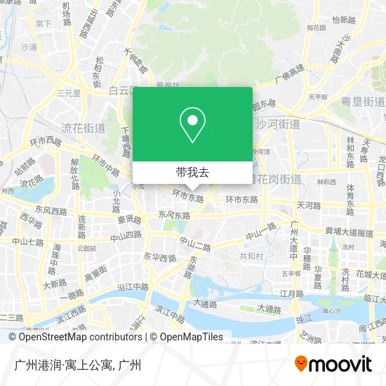 广州港润·寓上公寓地图