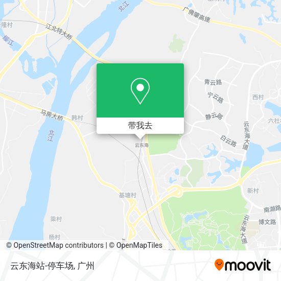 云东海站-停车场地图