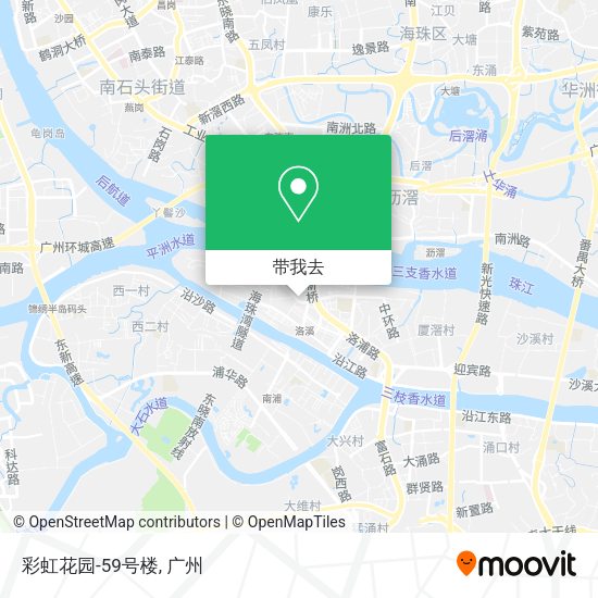 彩虹花园-59号楼地图