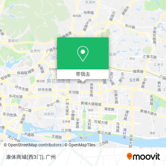 康体商城(西3门)地图