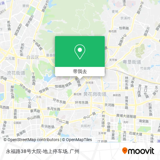 永福路38号大院-地上停车场地图
