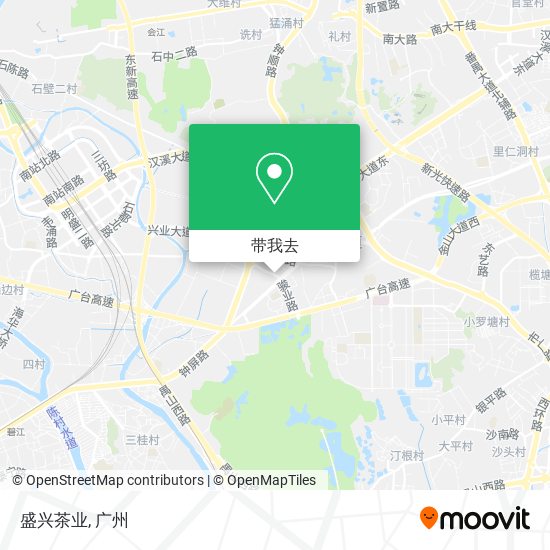 盛兴茶业地图