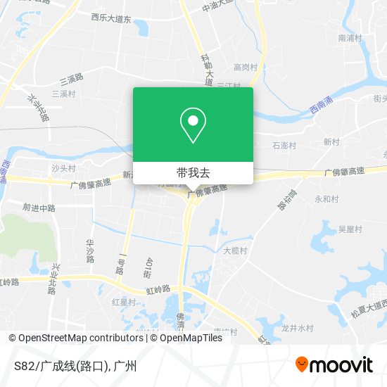 S82/广成线(路口)地图