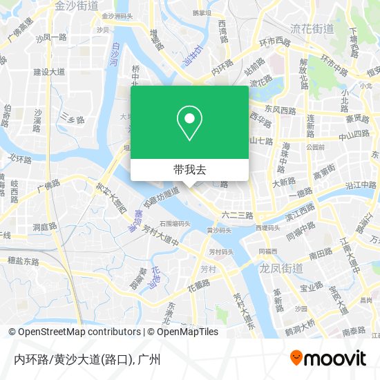 内环路/黄沙大道(路口)地图