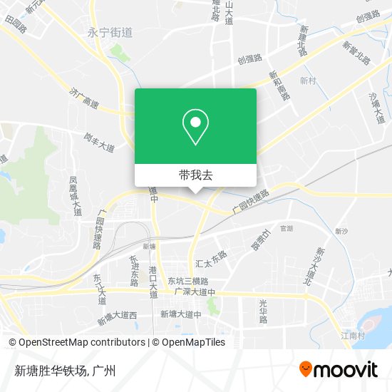 新塘胜华铁场地图