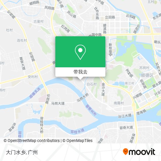 大门水乡地图