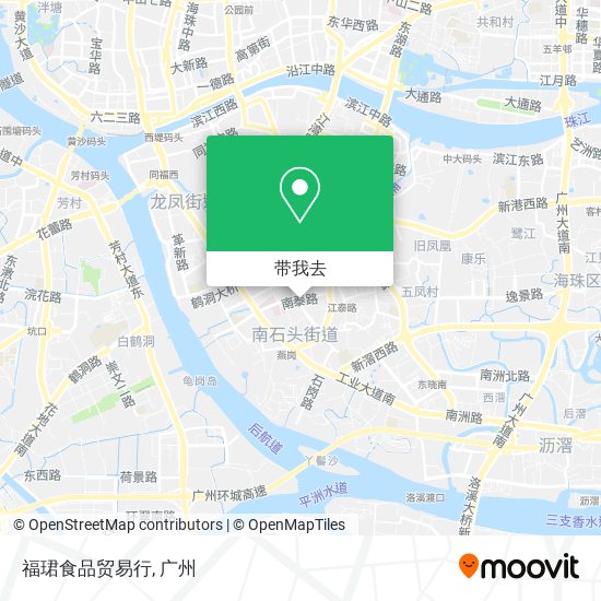 福珺食品贸易行地图