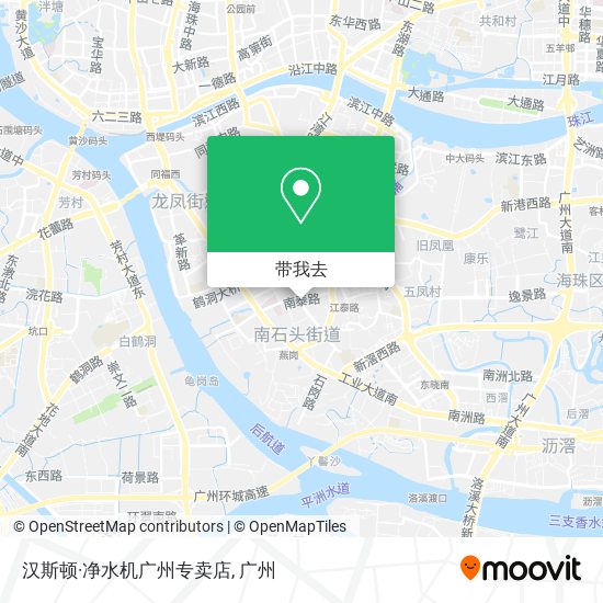 汉斯顿·净水机广州专卖店地图
