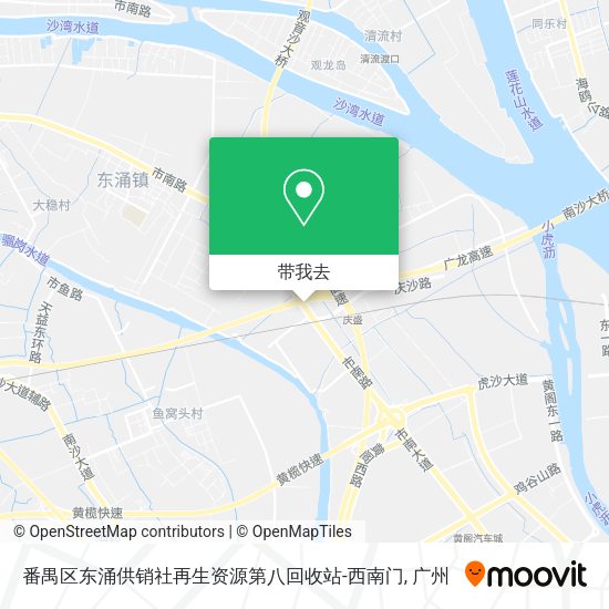 番禺区东涌供销社再生资源第八回收站-西南门地图