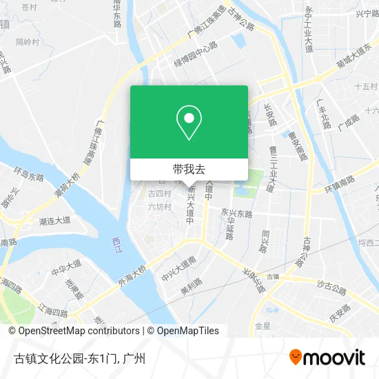 古镇文化公园-东1门地图