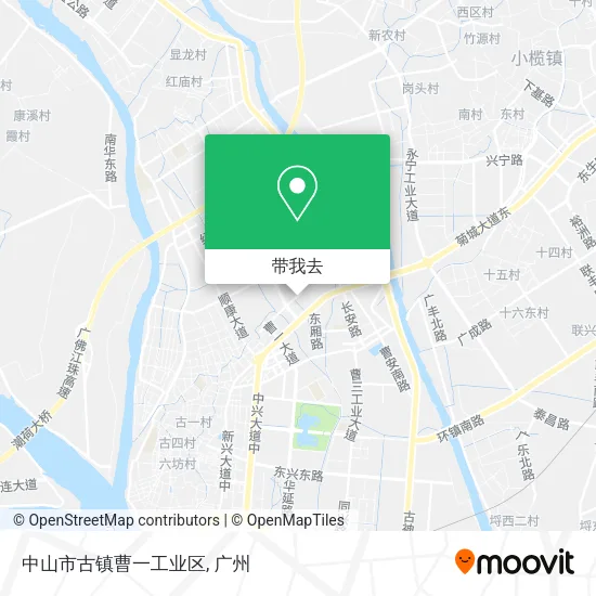 中山市古镇曹一工业区地图