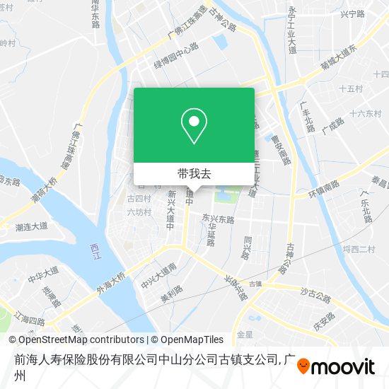前海人寿保险股份有限公司中山分公司古镇支公司地图