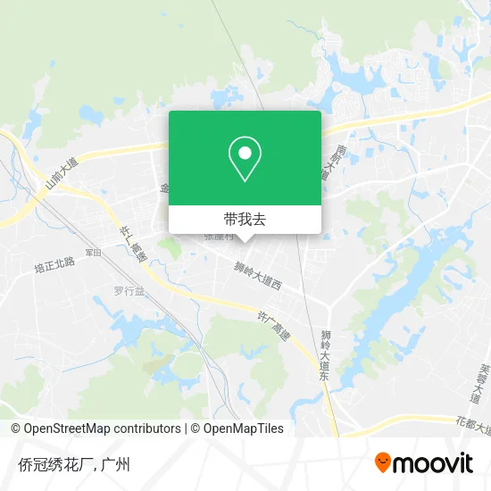 侨冠绣花厂地图