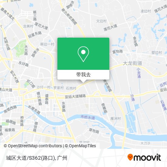 城区大道/S362(路口)地图