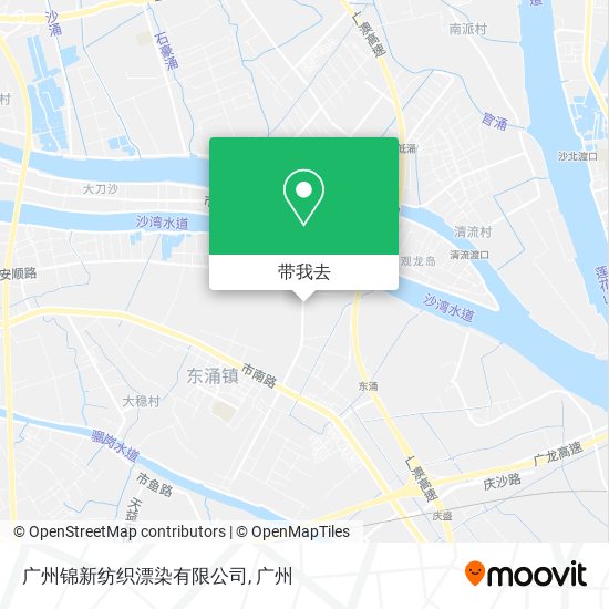 广州锦新纺织漂染有限公司地图