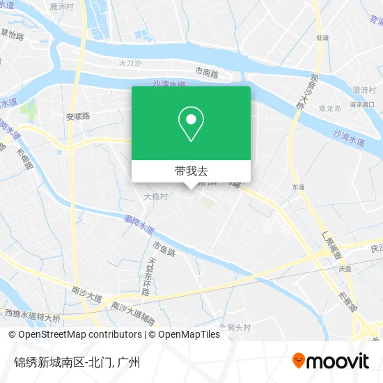 锦绣新城南区-北门地图