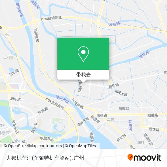 大邦机车汇(车骑特机车驿站)地图