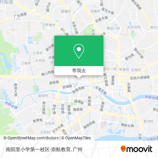 南阳里小学第一校区-崇航教育地图