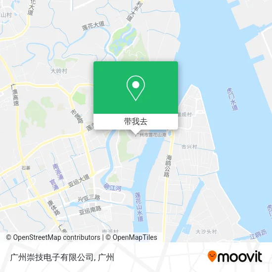 广州崇技电子有限公司地图