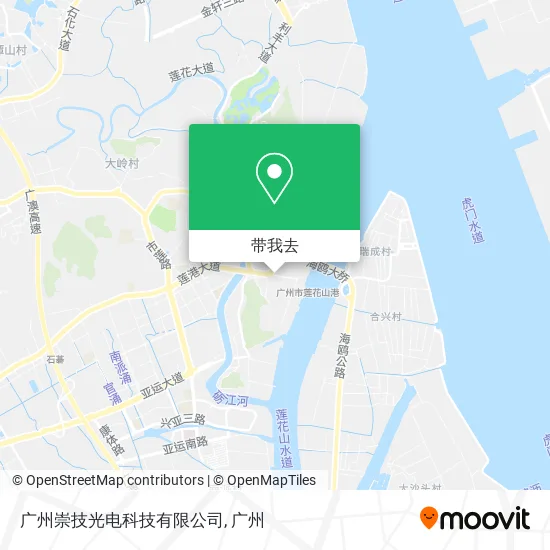 广州崇技光电科技有限公司地图