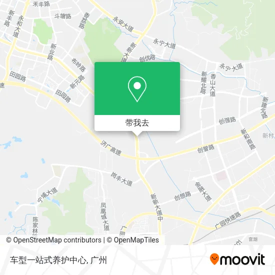 车型一站式养护中心地图