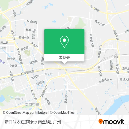 新口味农庄(阿女水南鱼锅)地图