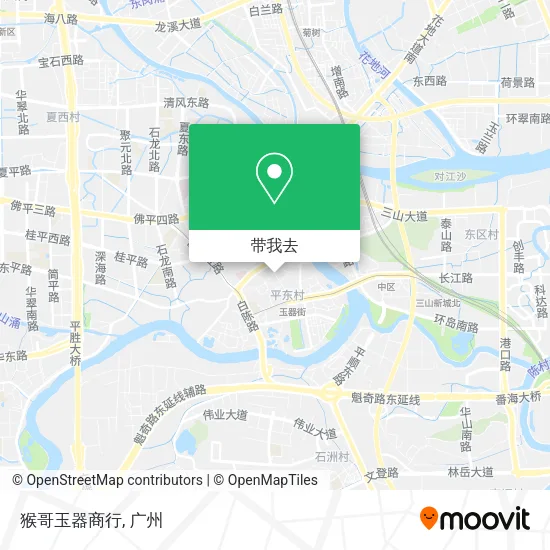 猴哥玉器商行地图